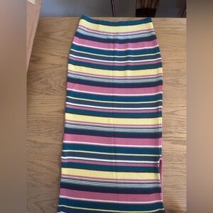 Maeve Colorful Striped Knit Sweater